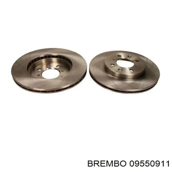 09550911 Brembo Диск тормозной передний