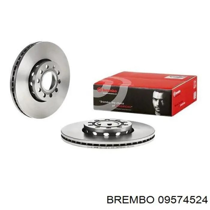 09574524 Brembo тормозные диски