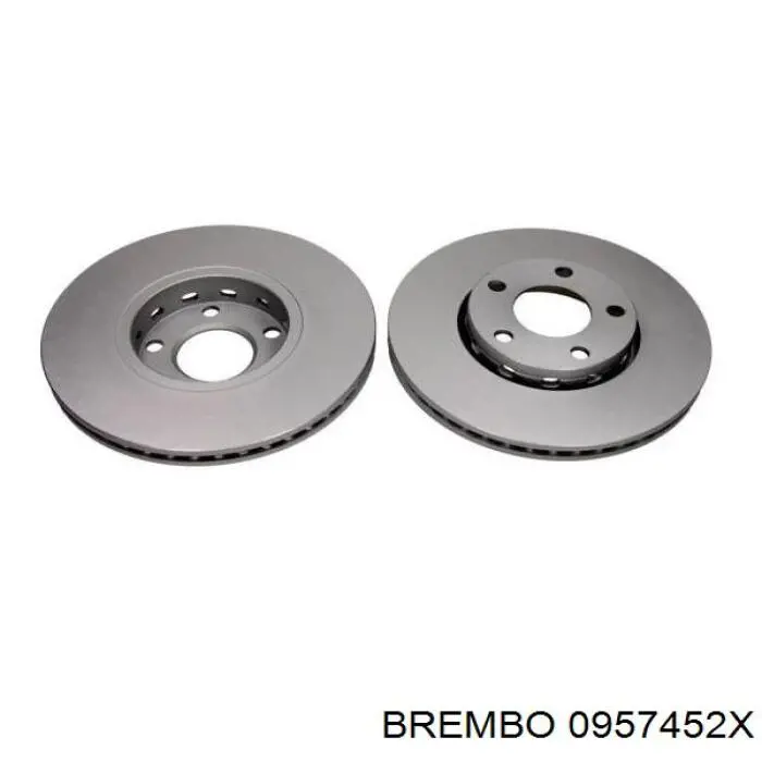Передние тормозные диски 0957452X Brembo