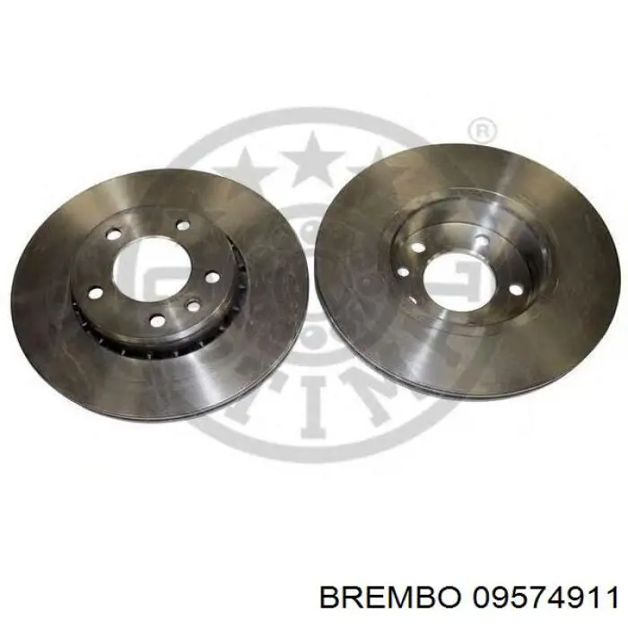 09574911 Brembo Диск тормозной передний