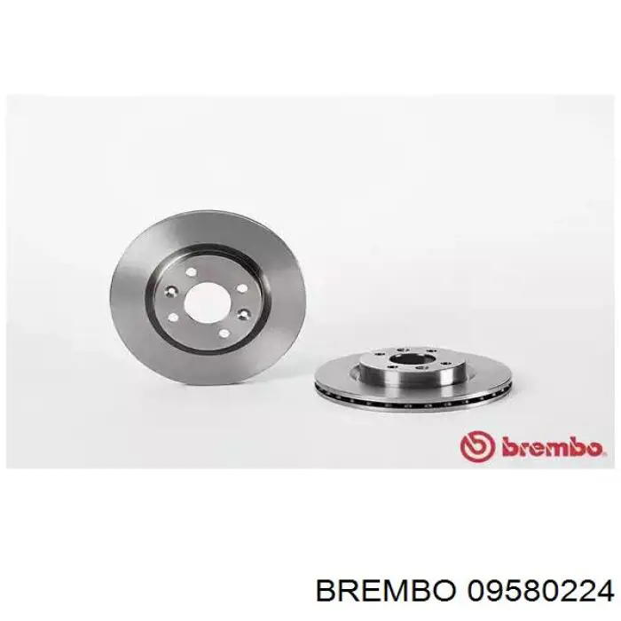 09.5802.24 Brembo диск тормозной передний