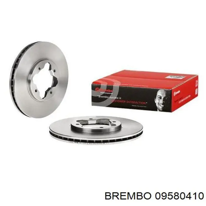 09.5804.10 Brembo диск тормозной передний
