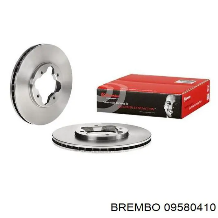 Передние тормозные диски 09580410 Brembo