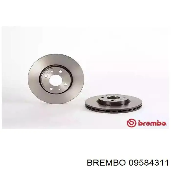 09.5843.11 Brembo диск тормозной передний