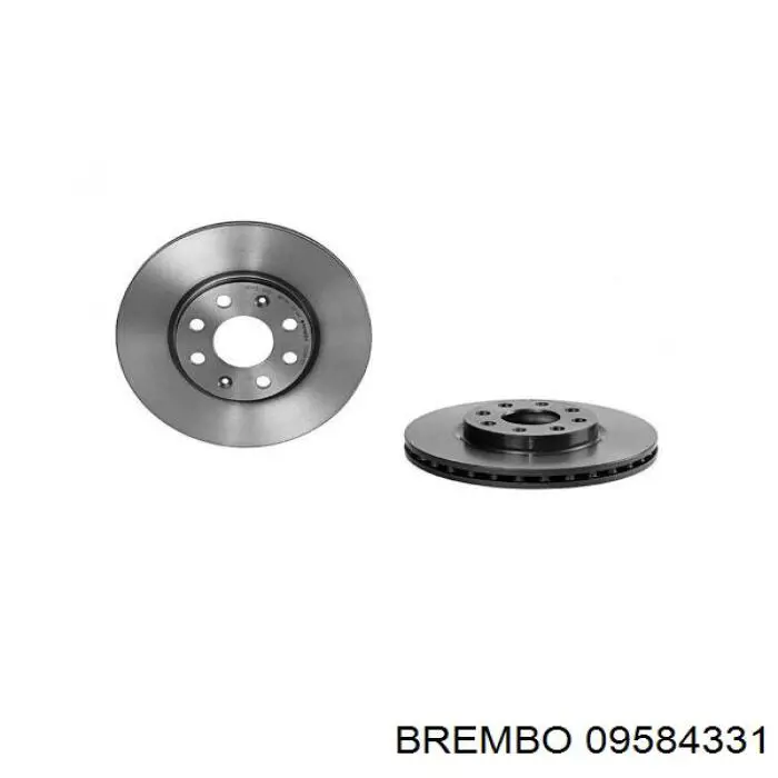 09.5843.31 Brembo disco do freio dianteiro