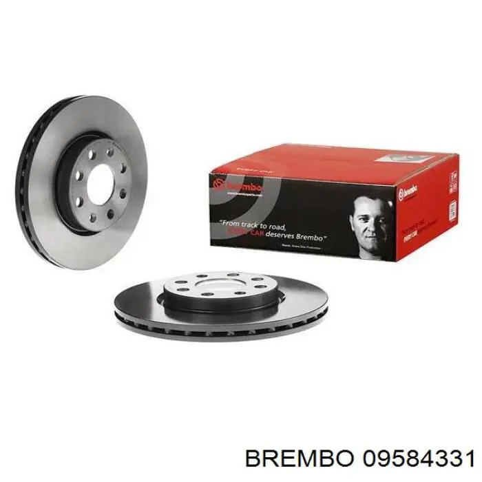 Купить 09584331 Brembo Ротор тормозной
