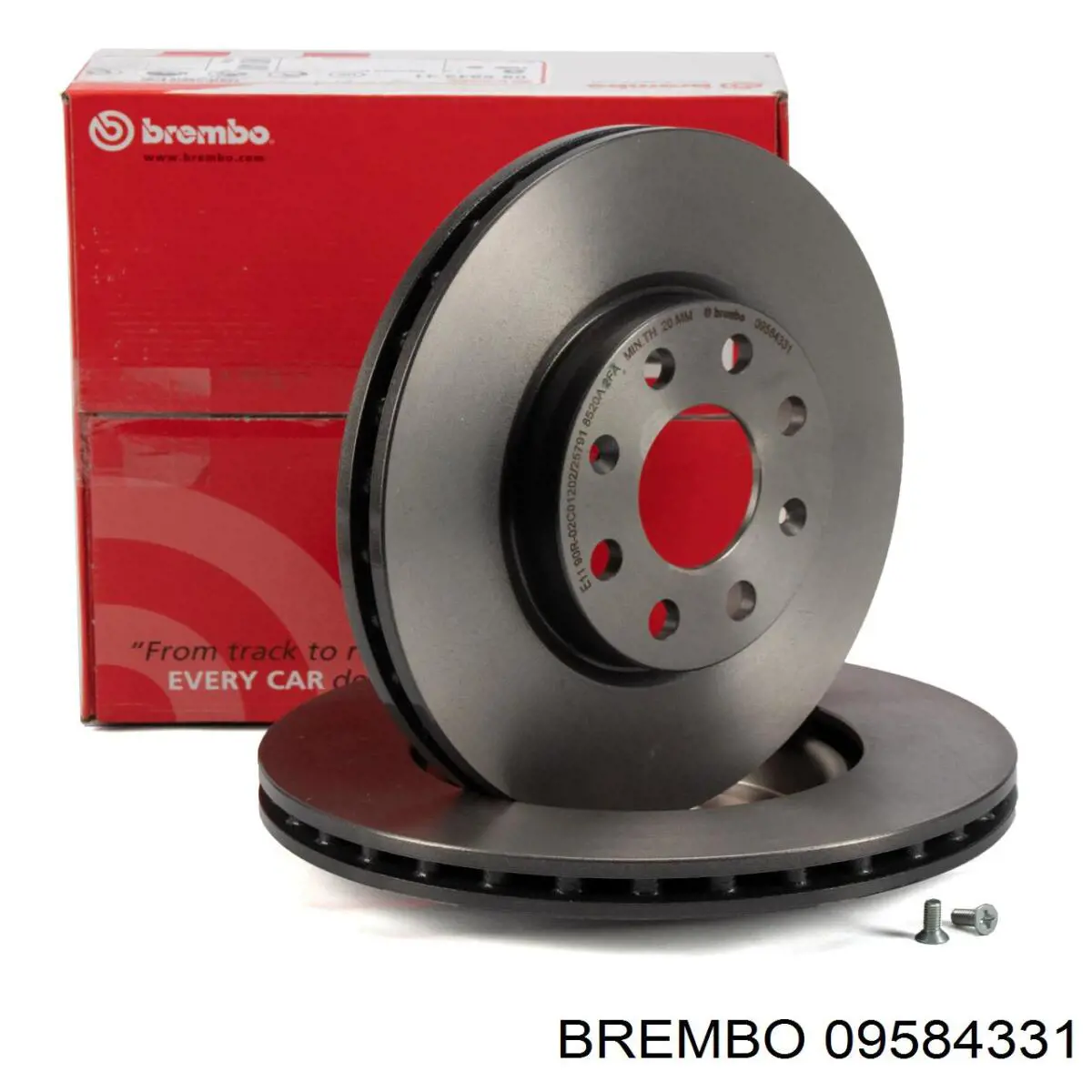 Передние тормозные диски 09584331 Brembo
