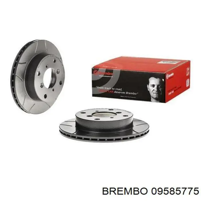 09.5857.75 Brembo диск тормозной передний