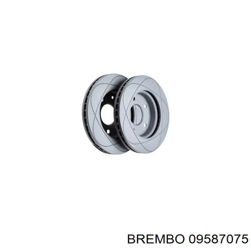 Купить 09587075 Brembo Ротор тормозной