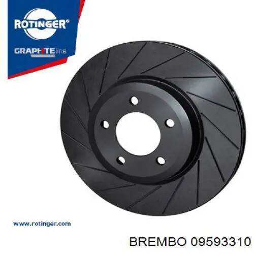 Передний тормозной диск Brembo 09593310