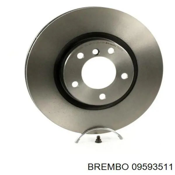 09593511 Brembo Диск тормозной передний