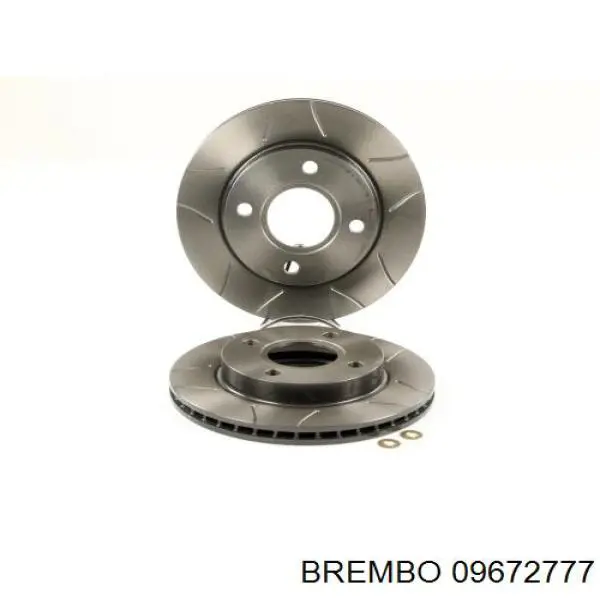 09.6727.77 Brembo диск тормозной передний