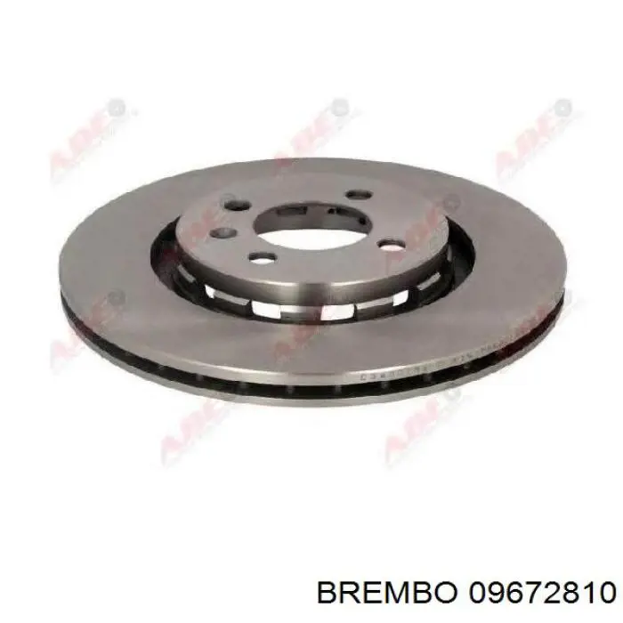 Тормоз дисковый передний Brembo 09672810 цена, от 47.16 USD