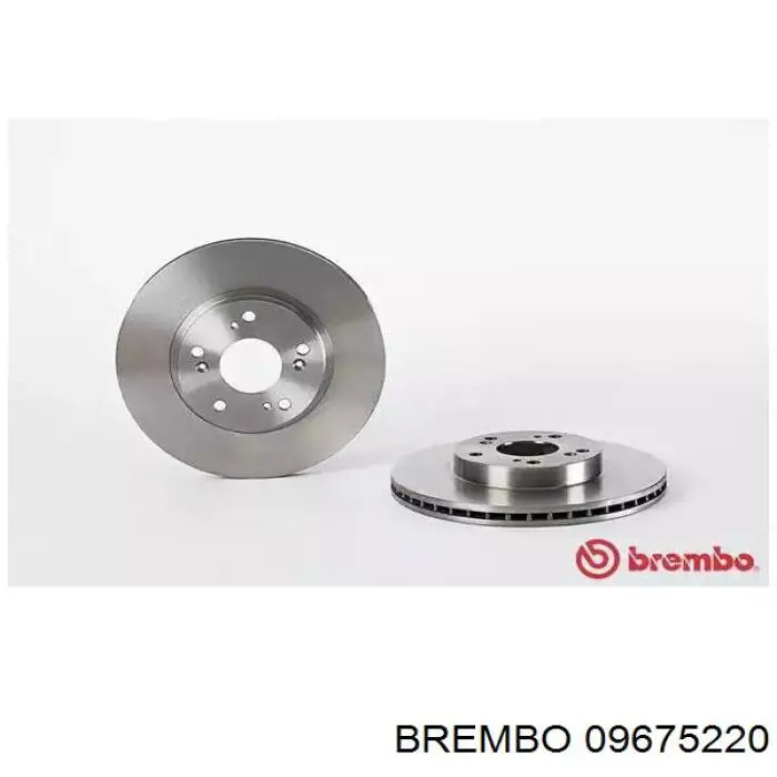 Передние тормозные диски 09675220 Brembo