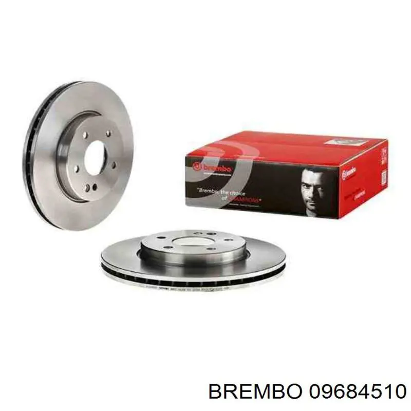 09684510 Brembo диск тормозной передний