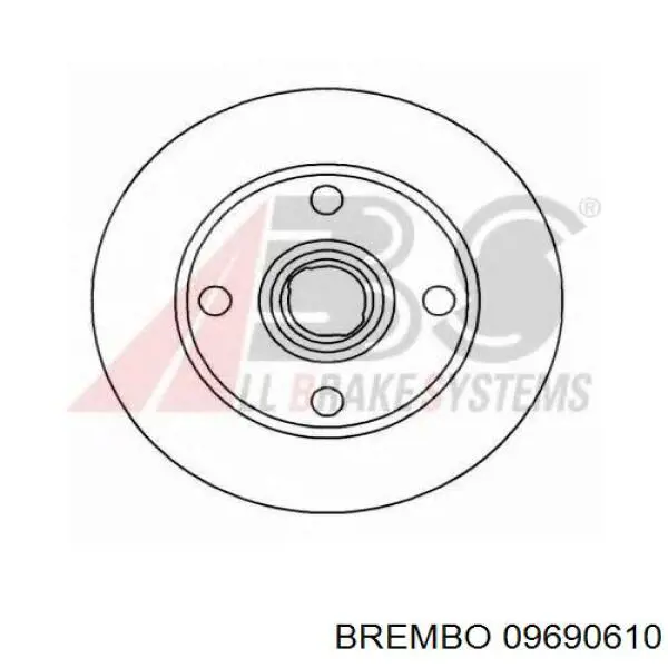 Тормоз дисковый передний Nissan/Infiniti 4020741L27 цена, от 133.92 USD