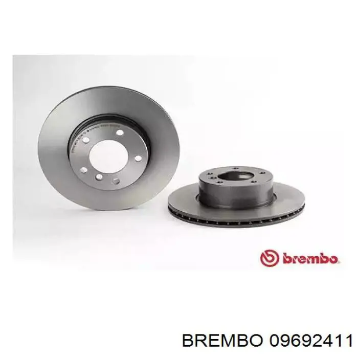 Передние тормозные диски 09692411 Brembo