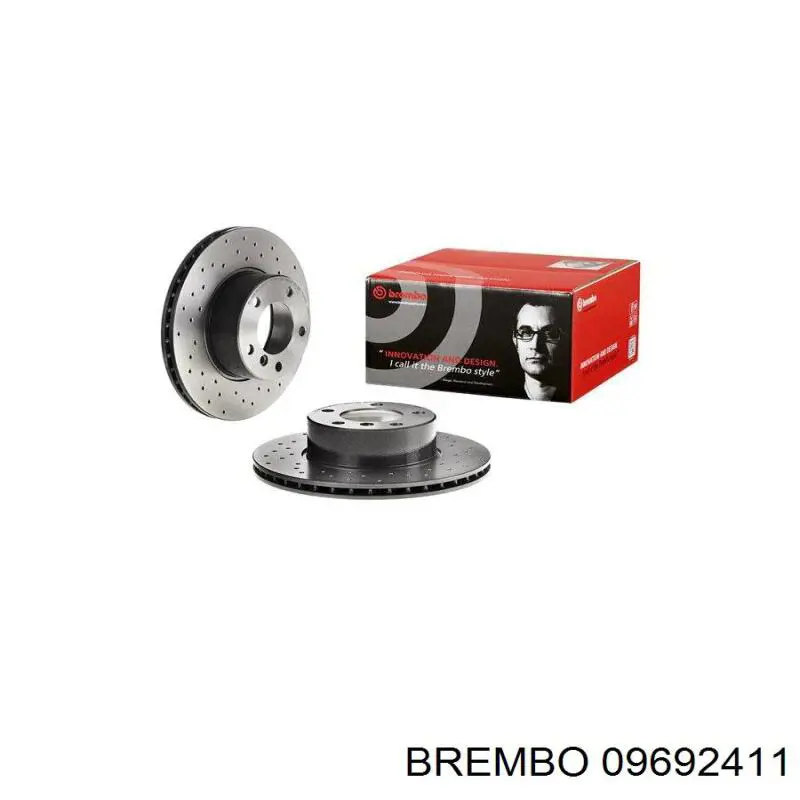 Купить 09692411 Brembo Ротор тормозной