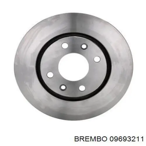 09693211 Brembo Диск тормозной передний