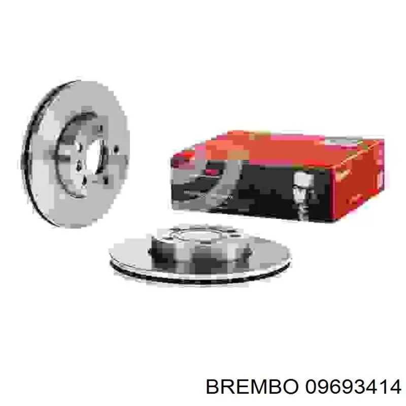 09693414 Brembo диск тормозной передний