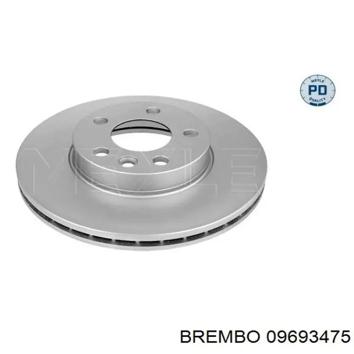 09693475 Brembo диск тормозной передний
