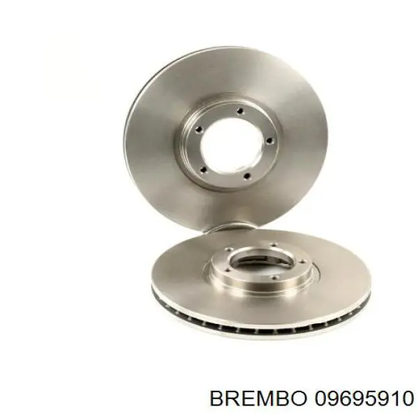 09695910 Brembo Диск тормозной передний