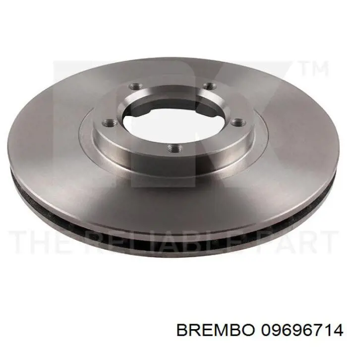 Передние тормозные диски 09696714 Brembo