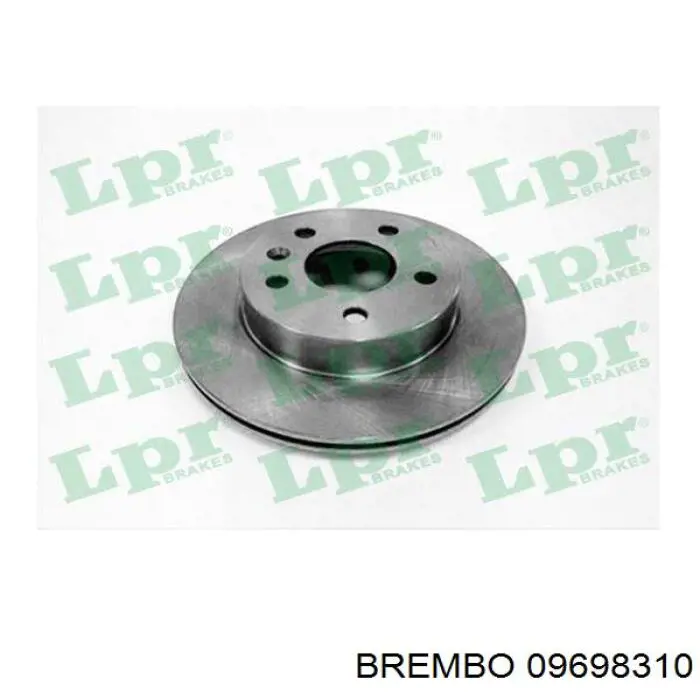Передние тормозные диски 09698310 Brembo