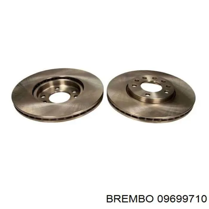 09699710 Brembo диск тормозной передний