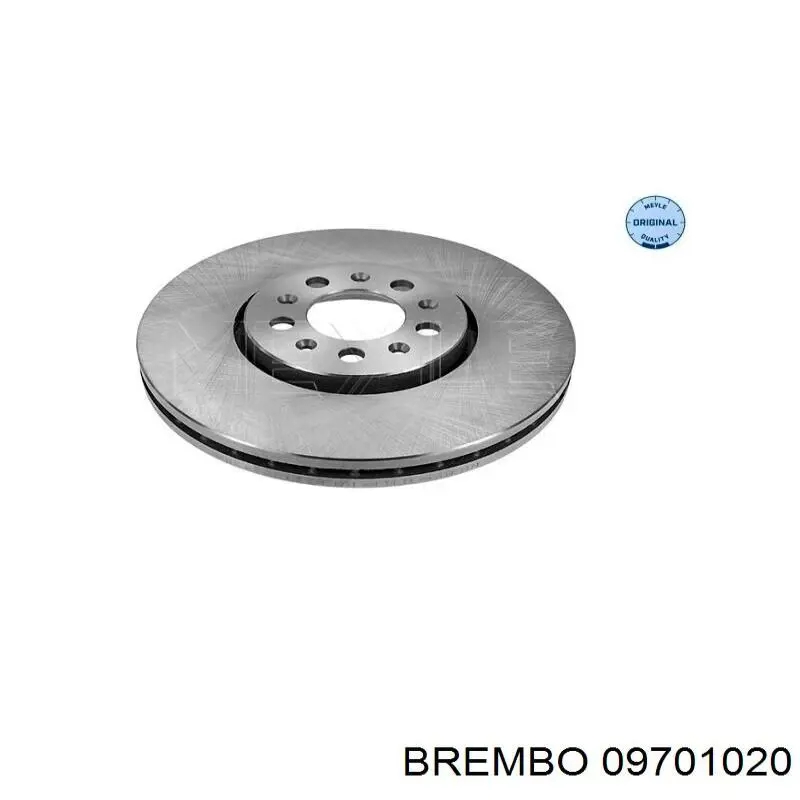Передние тормозные диски 09701020 Brembo