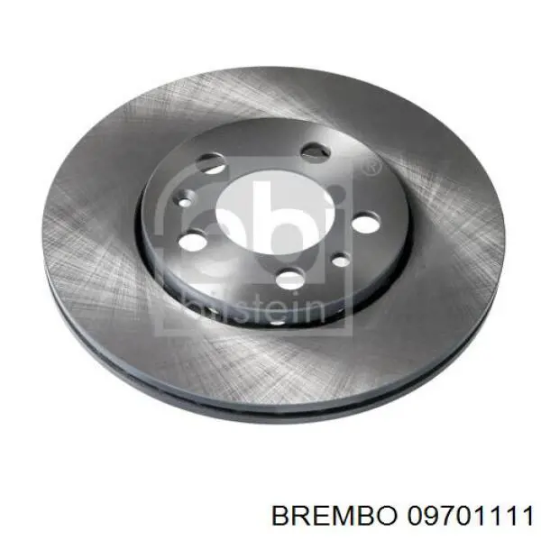 Передние тормозные диски 09701111 Brembo