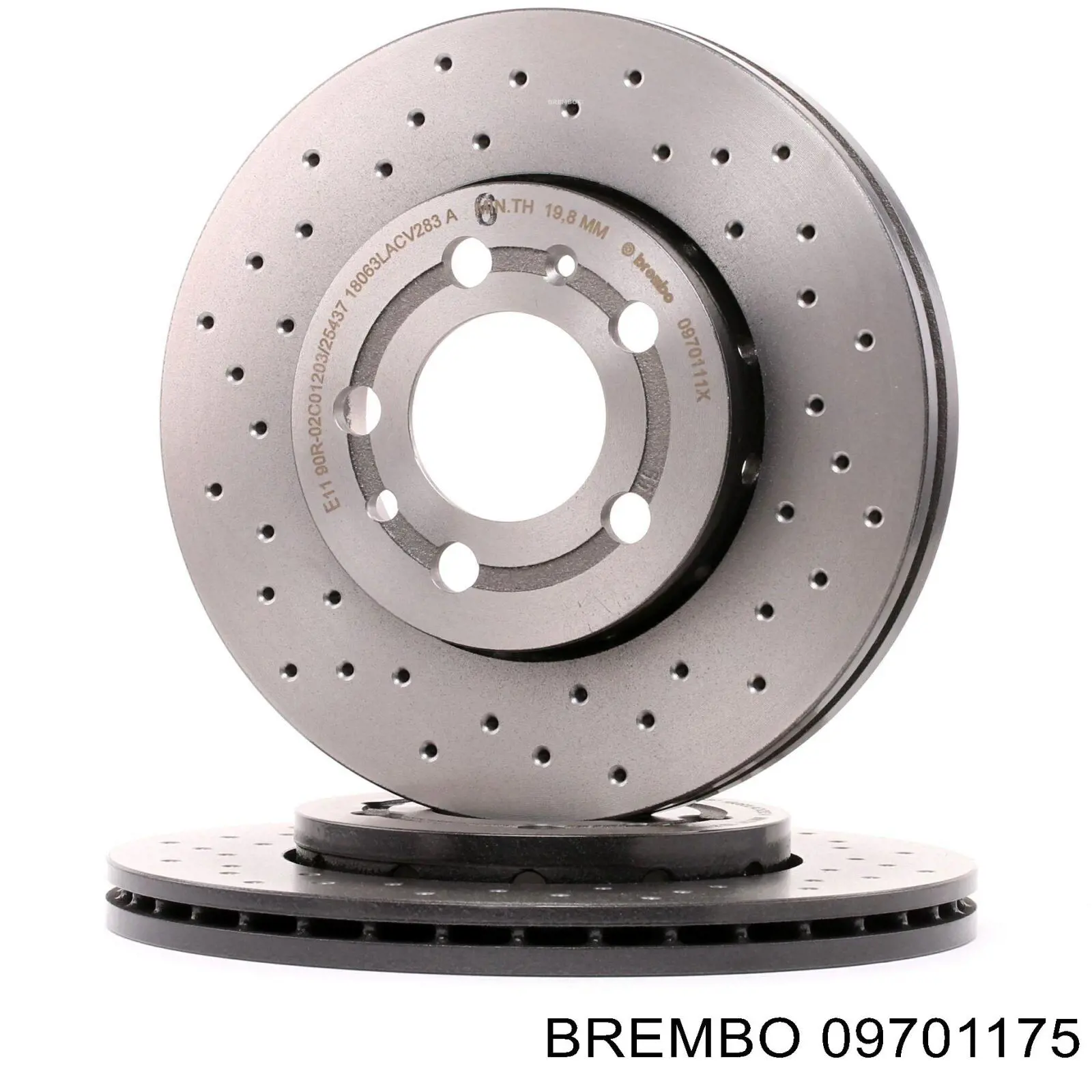 Купить 09701175 Brembo Ротор тормозной