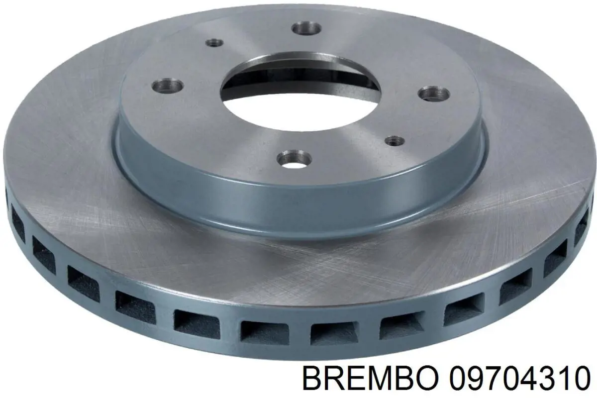 09704310 Brembo Диск тормозной передний
