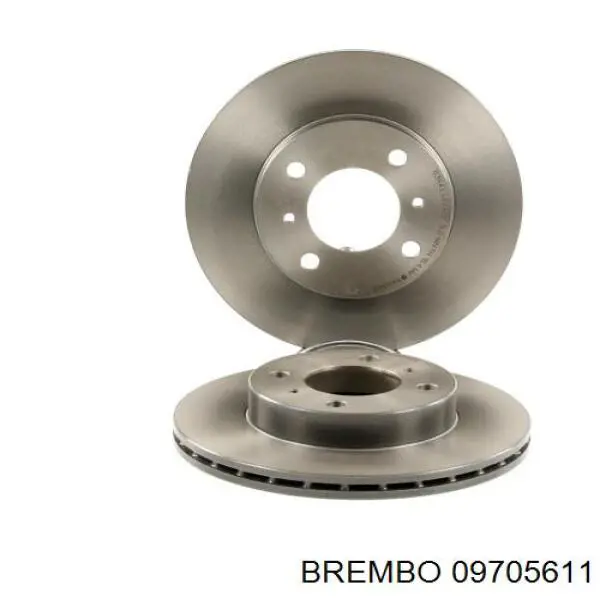 Передние тормозные диски 09705611 Brembo