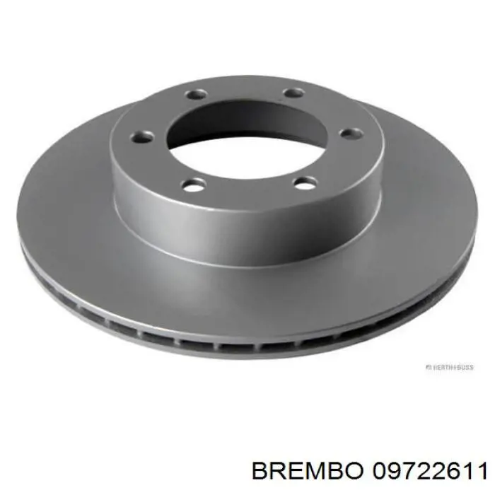 Передние тормозные диски 09722611 Brembo