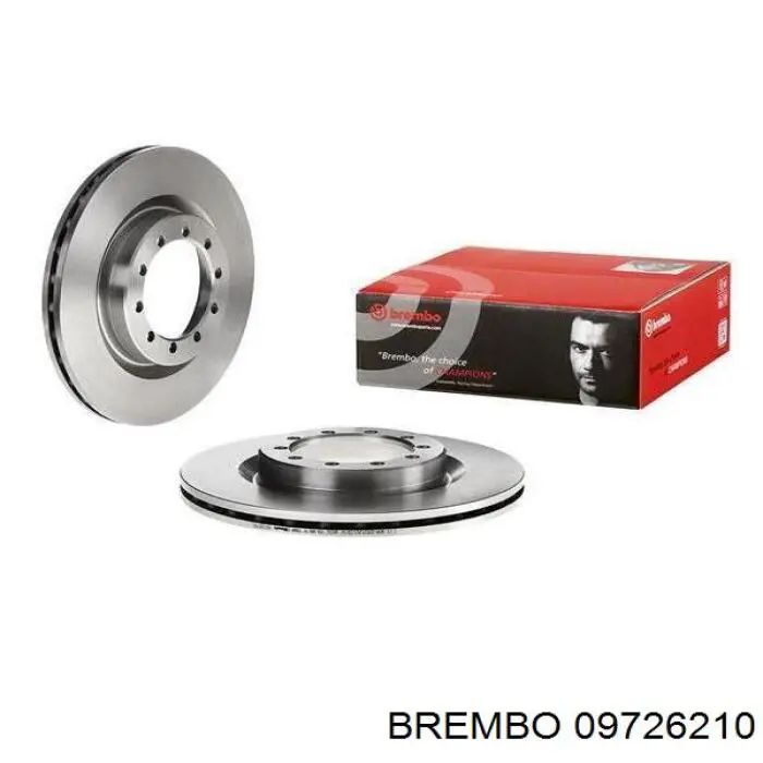 Передние тормозные диски 09726210 Brembo