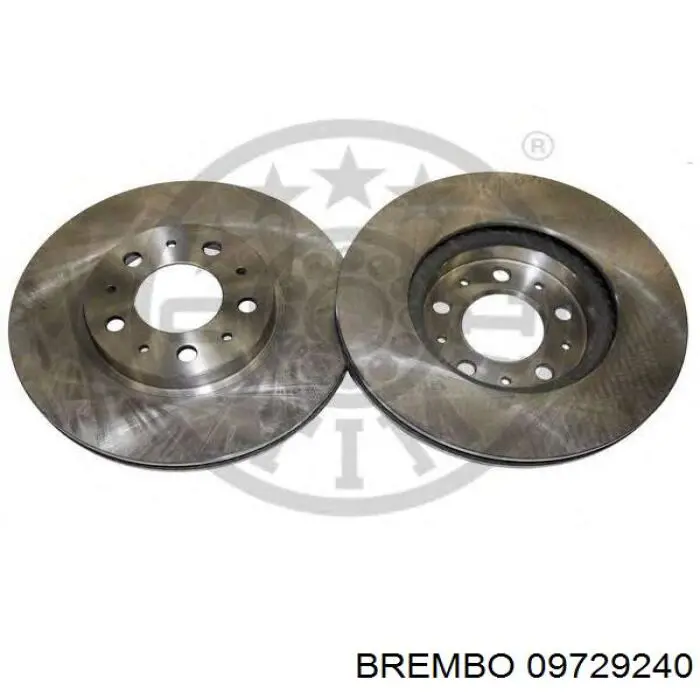 Передние тормозные диски 09729240 Brembo