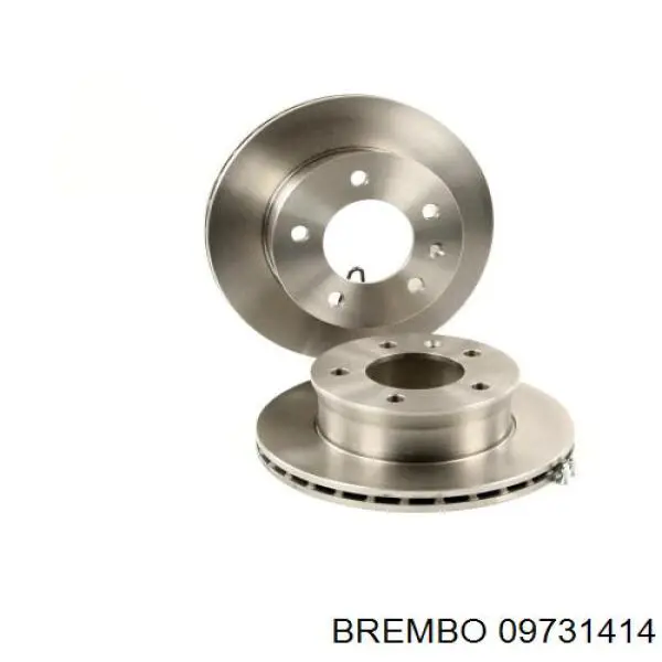 09731414 Brembo Диск тормозной передний