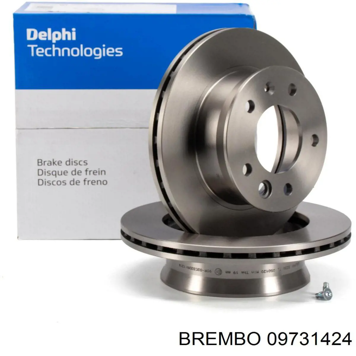 09731424 Brembo Диск тормозной передний