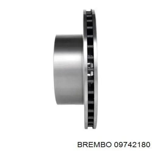 09742180 Brembo Диск тормозной передний
