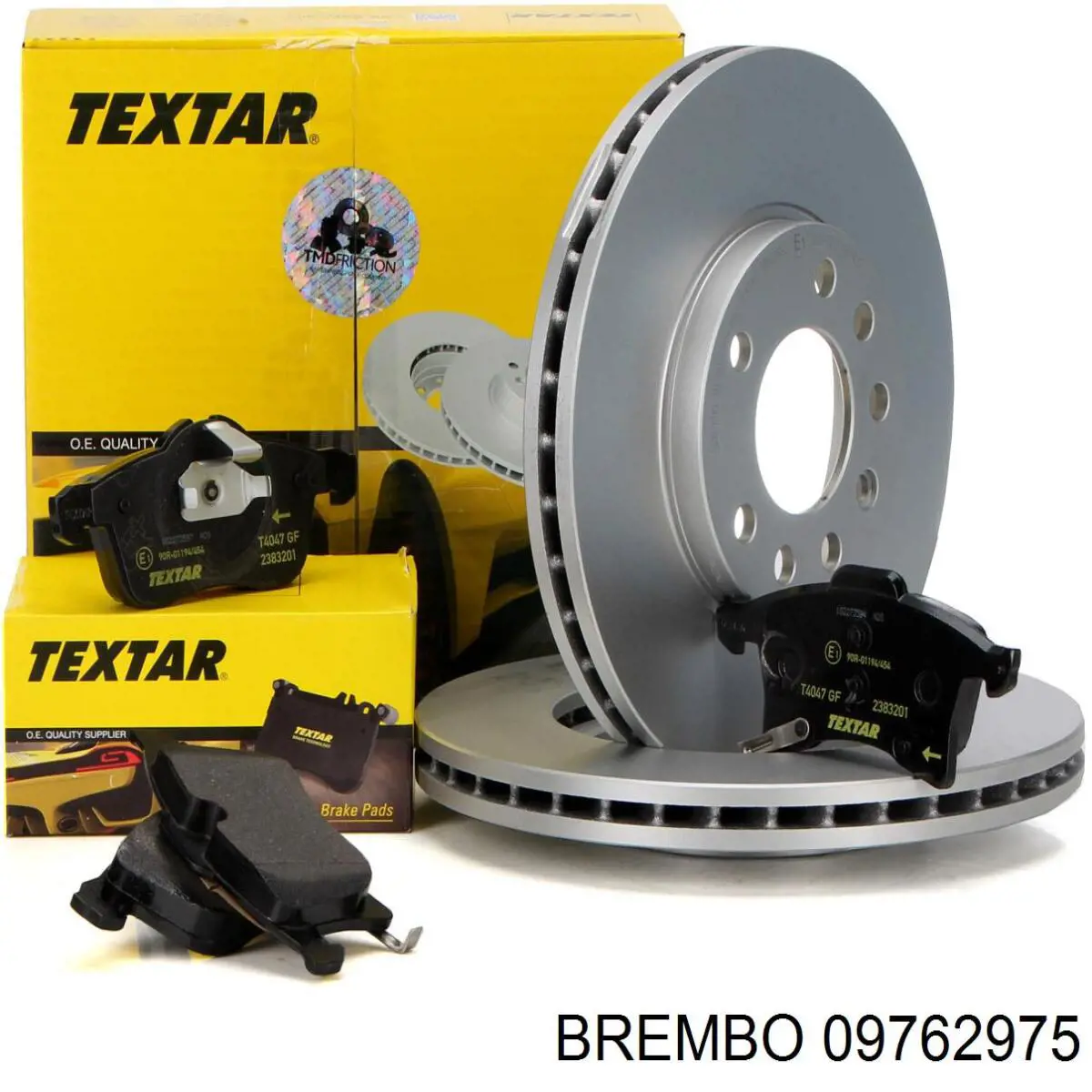 Передние тормозные диски 09762975 Brembo