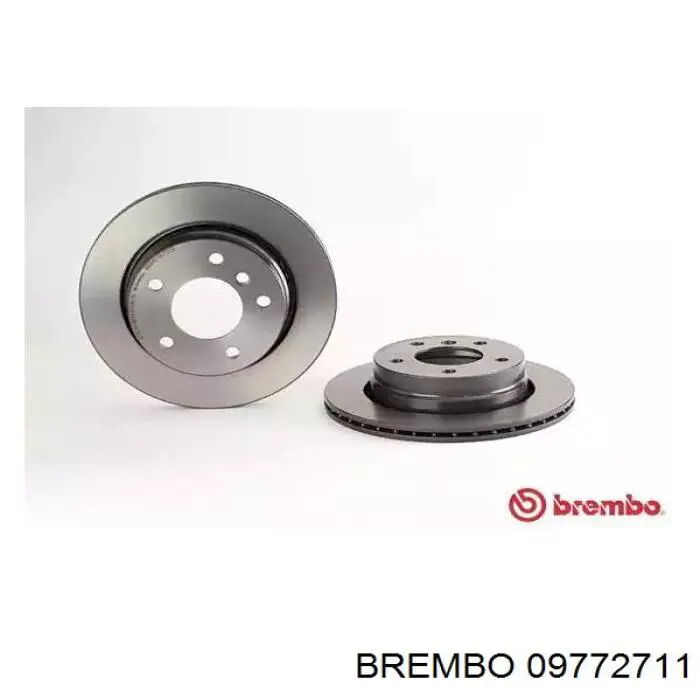 09.7727.11 Brembo диск тормозной задний