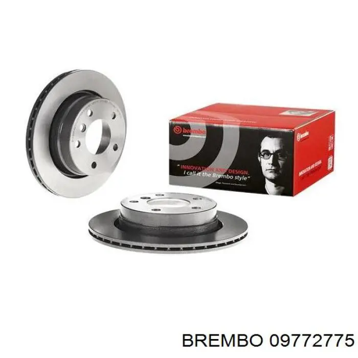 Задний тормозной диск Brembo 09772775 цена, от 74.89 USD