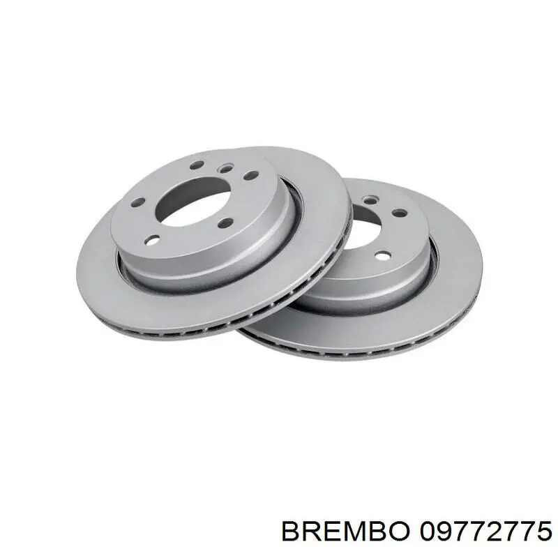 Купить 09772775 Brembo Диск тормозной задний