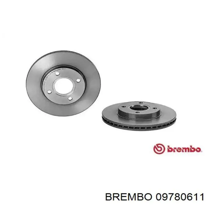 09.7806.11 Brembo диск тормозной передний