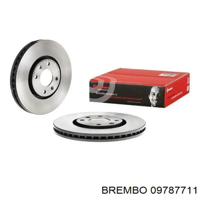 Передние тормозные диски 09787711 Brembo