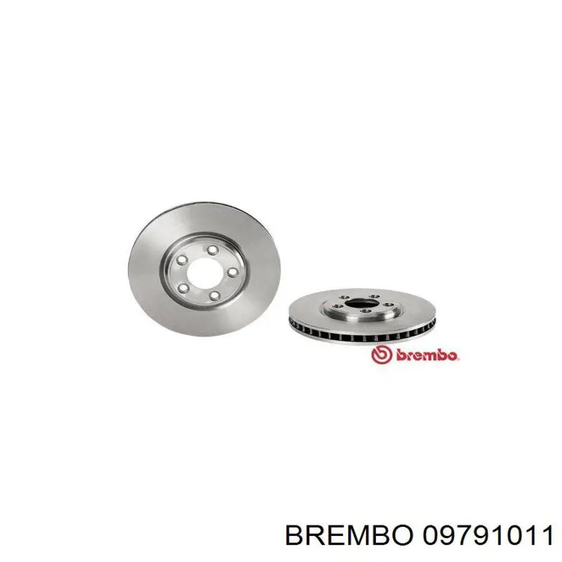 09791011 Brembo Диск тормозной передний