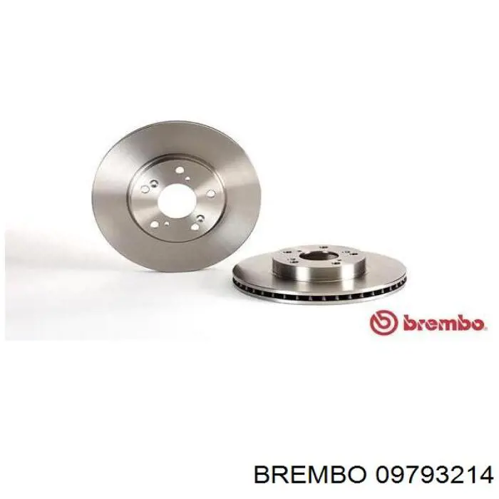 Передние тормозные диски 09793214 Brembo