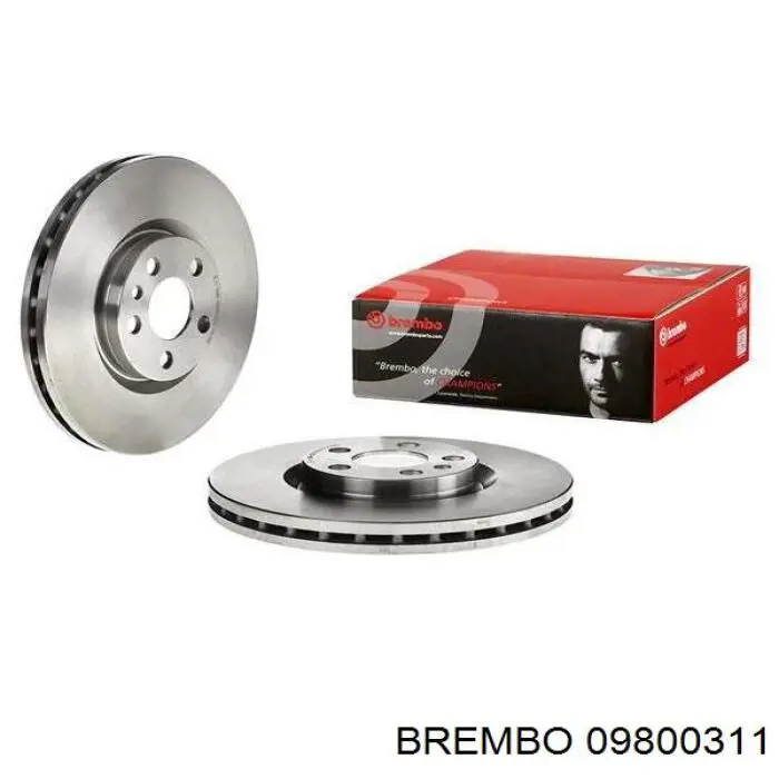 Купить 09800311 Brembo Ротор тормозной
