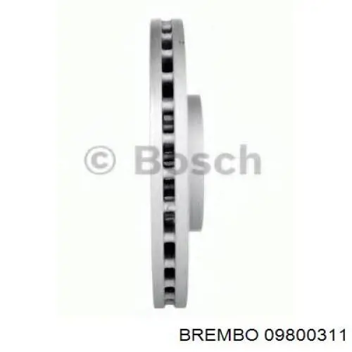 Передние тормозные диски 09800311 Brembo